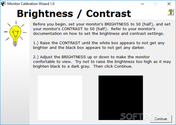 Monitor Calibration Wizard screenshot