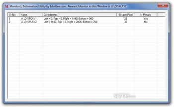 Monitor Information screenshot 3
