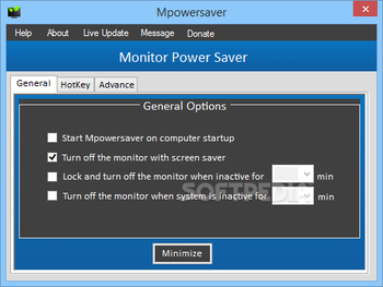 Monitor Power Saver screenshot 2
