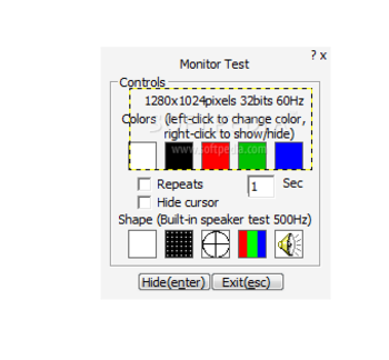 Monitor Test screenshot