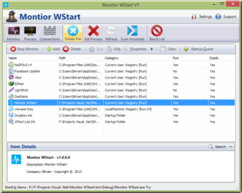 Monitor WStart screenshot