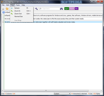 Monkey Log Viewer screenshot 3