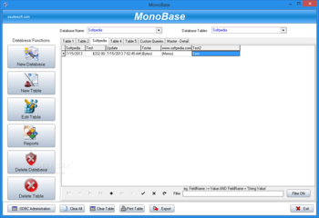 MonoBase screenshot