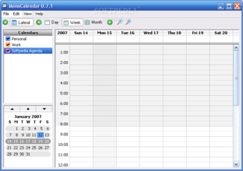 MonoCalendar screenshot