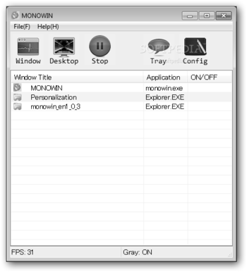 MONOWIN screenshot