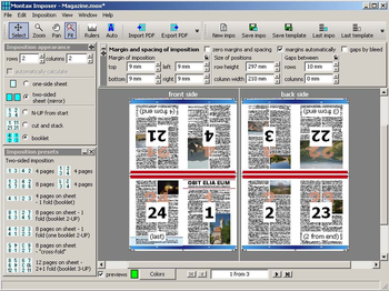 Montax imposer Professional screenshot