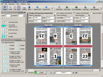 Montax Imposer Standard screenshot