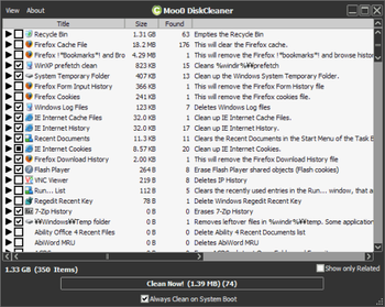 Moo0 Disk Cleaner screenshot