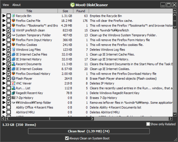 Moo0 Disk Cleaner Portable screenshot