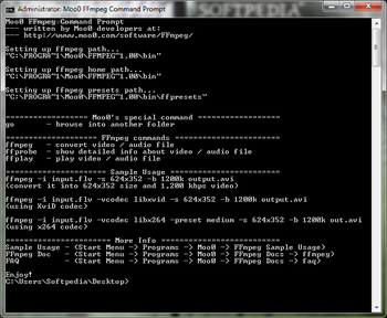 Moo0 FFmpeg screenshot
