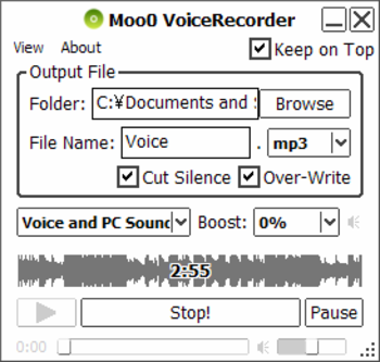 Moo0 Voice Recorder screenshot