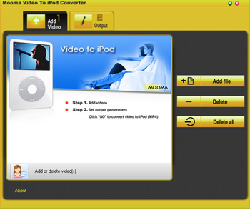 Mooma Video to iPod Converter screenshot 2