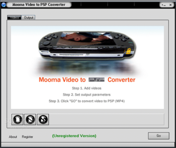 Mooma Video to PSP Converter screenshot