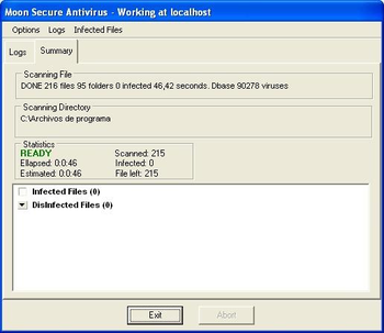 Moon Secure Antivirus screenshot