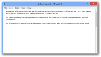 MoonPdf screenshot