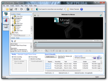 Morae screenshot