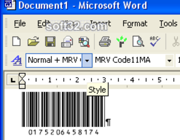 Morovia Code 11 Barcode Fontware screenshot 3