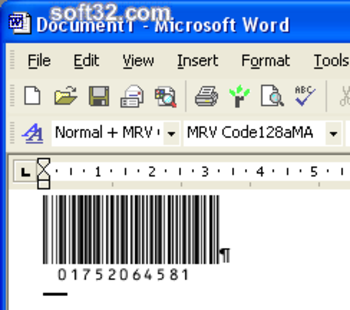 Morovia Code 128 Barcode Fontware screenshot 3