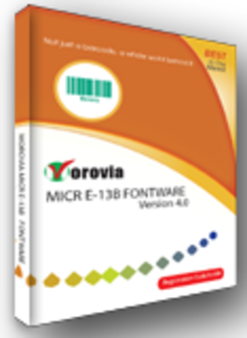 Morovia MICR/E-13B Fontware screenshot