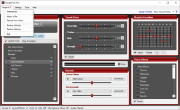 MorphVOX Pro screenshot 5