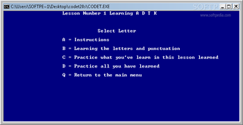 Morse Code Teaching Program screenshot 2