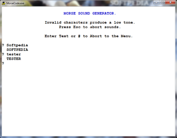 Morse Test screenshot 2