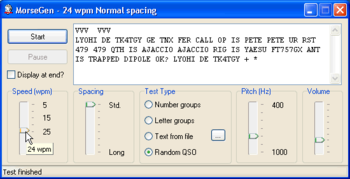MorseGen screenshot 3