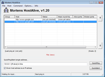 Mortens HostAlive screenshot