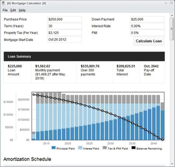 Mortgage Calculator screenshot