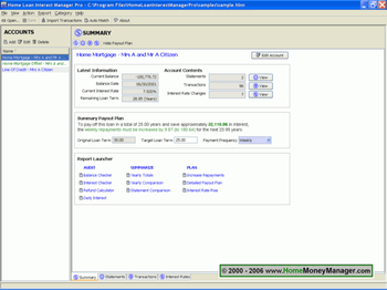 Mortgage Home Loan Interest Manager Pro screenshot 2
