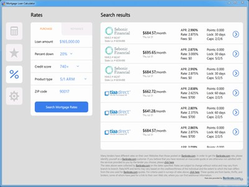 Mortgage Loan Calculator screenshot