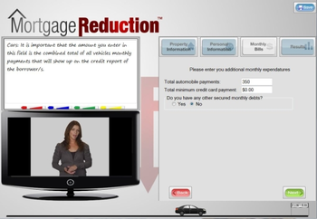 Mortgage Reduction screenshot