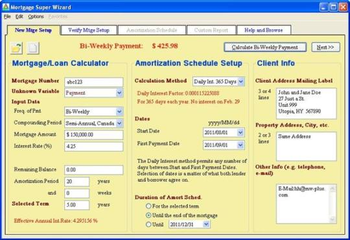 Mortgage Super Wizard screenshot