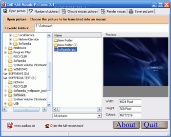 Mosaic-Pictures screenshot