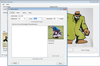 Mosaictor screenshot 2