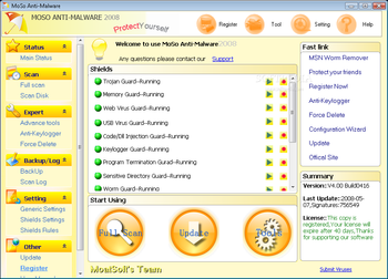 MoSo Anti-Malware 2008 screenshot 2