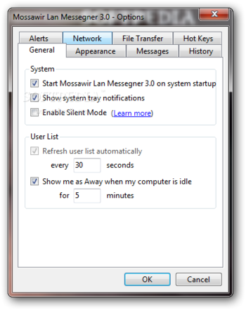 Mossawir LAN Messenger screenshot 3