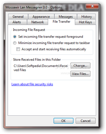 Mossawir LAN Messenger screenshot 9