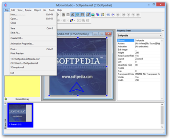 MotionStudio screenshot 2