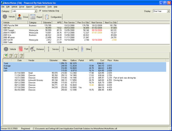 MotorNotes screenshot 2