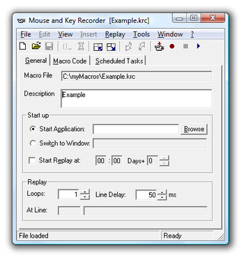 Mouse and Key Recorder screenshot