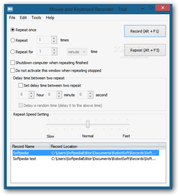Mouse and Keyboard Recorder screenshot
