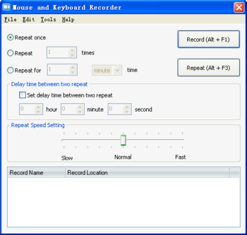 Mouse and Keyboard Recorder screenshot