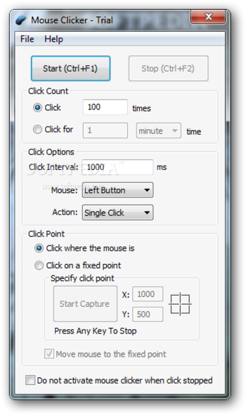 Mouse Clicker screenshot