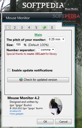 Mouse Monitor screenshot 2