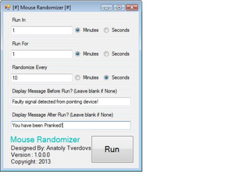 Mouse Randomizer screenshot