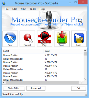 Mouse Recorder Pro 2 screenshot