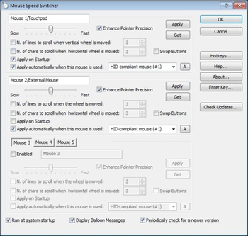 Mouse Speed Switcher screenshot