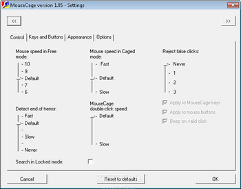 MouseCage screenshot