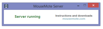 MouseMote Server screenshot